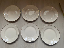 6 assiettes à dessert