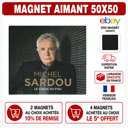 Magnet michel sardou - magnet,