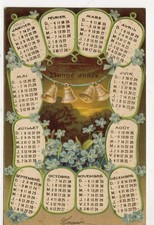 Cpa fantaisie bonne annee - fantaisie,
