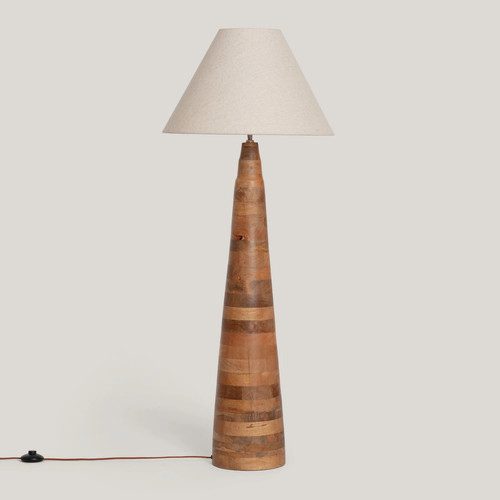 Lampadaire bois zeil rajesh - zeil,