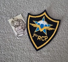 Ecusson / insigne tissu 1 er RCP régiment de chasseur parachutiste (c)