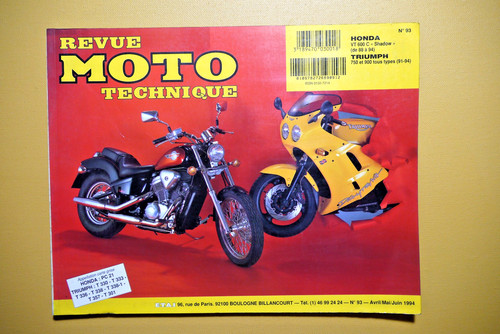 Revue technique moto 93 - revue, n°