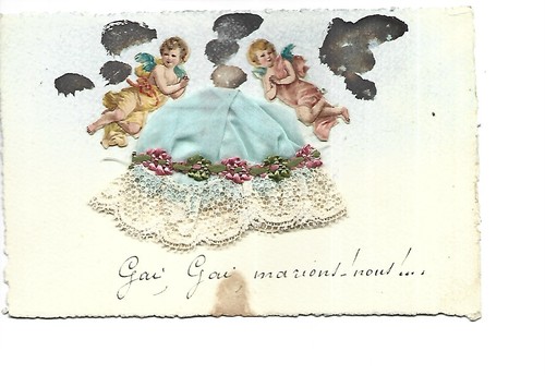 Carte avec bonnet sainte - avec, de