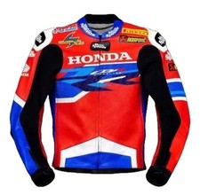 Veste en cuir de vache moto