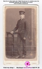 JEUNE HOMME EN UNIFORME, GROOM D'HÔTEL ?, MILITAIRE ?, CDV COGNET à PARIS -FF29