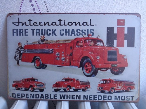 Tole metal camion pompier - pompier, usa