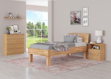 Lit simple hêtre 100x200