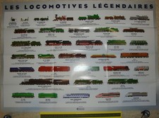 Poster AFFICHE - Locomotives