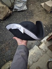 Chapeau Tricorne Feutre Noir