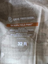 Crye Precision G4 NSPA Field Pant (Permethrin) MTP Size 32R