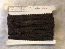 ANCIEN GALON RUBAN MARRON 8,5