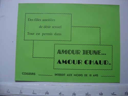 Affiche cinema porno erotique - affiche,