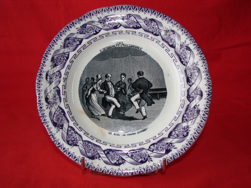Ancienne assiette dessert - ancienne,