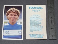 GUM CARD BARRATT BASSETT FOOTBALL 1983-1984 #37 ALLEN QUEENS PARK RANGERS QPR