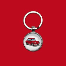Porte-clés Panhard PL17 rouge