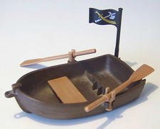 PLAYMOBIL (A2107) PIRATES - Petite Barque avec Drapeau Sabre & Hache 3792