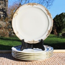 Lot 6 assiettes porcelaine de