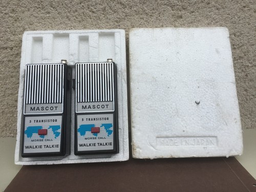 Ancienne paire talkie - de,