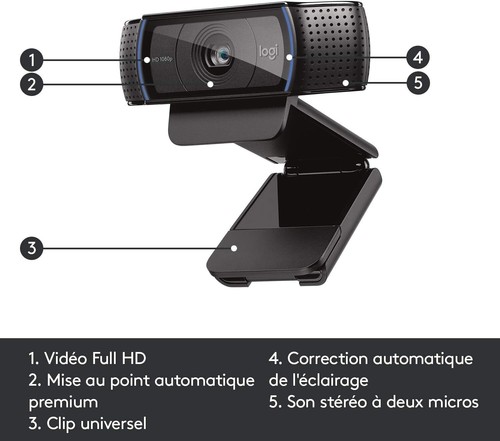 Logitech webcam c920 pro - webcam,