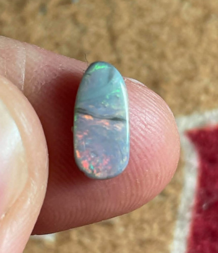 Dark opal mintabie 67ct - mintabie, 0,67ct