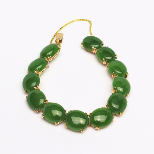 Natural green jade 14k - ct,