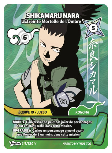 Carte naruto mythos tcg - carte,