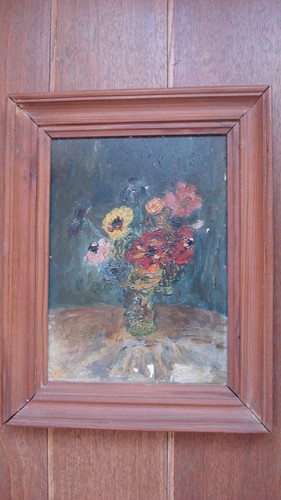 Nature morte ancienne fleurs - morte,