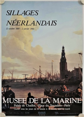 Affiche backhuyzen sillages - backhuyzen,