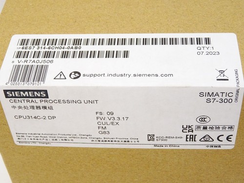 New siemens 6es7314 6ch04 - new,
