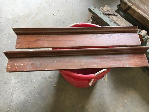 Pair late 19th century pine - , &