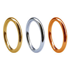 2mm 9ct Jaune Blanc Rose or