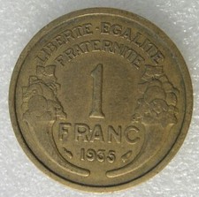 1 Fr MORLON 1935  RARE 