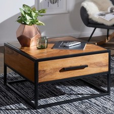 FineBuy Table Basse Bois