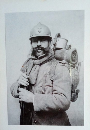 Carte postale poilu guerre - poilu,