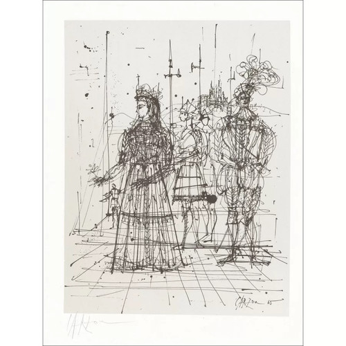 Carzou jean lithographie - carzou,