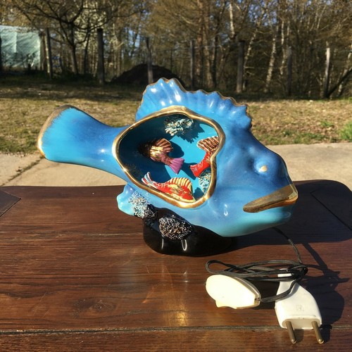 Poisson faience vintage - faience,