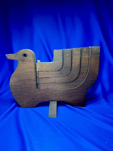 Swedish wooden dove candelabra - dove,