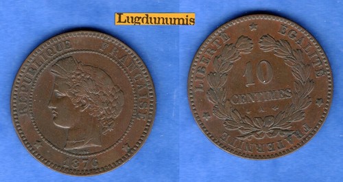 Centimes cérès 1876 - centimes,