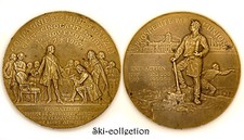 Médaille Compagnie des Mines d'Anzin, 150°ans. 1757-1907. France. Bronze