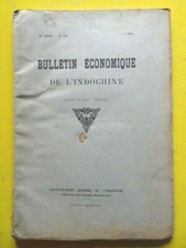 Bulletin Economique de l'Indochine n° 164 1924 Indes câbles gomme-laque 