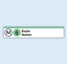 Marque page/magnet - Métro