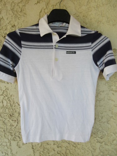 Polo adidas vintage s - polo, 80's