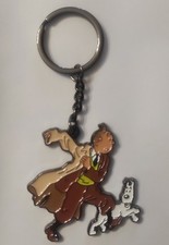 Porte-clés en métal TINTIN et MILOU