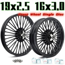 19x2.5 16x3 Fat Spoke Roues Jantes pour Harley Sportster Iron 883 XL883N XL1200N