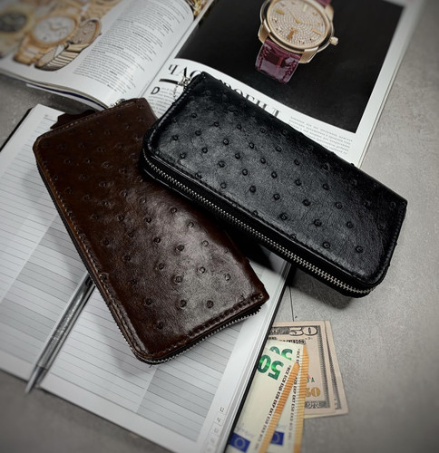 Portefeuille long cuir - portefeuille, en