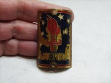 BELLE PLAQUE DE VELO ANCIENNE AMERICA  no Peugeot