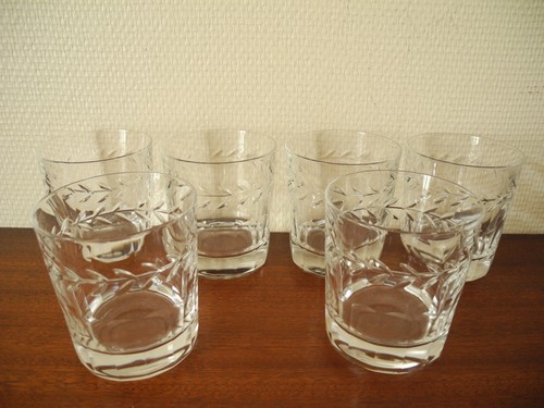 Verres whisky cristal - 6,