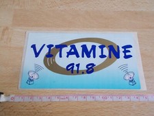 Autocollant RADIO VITAMINE 91.8
