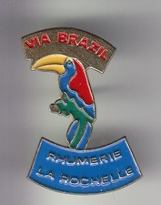 RARE PINS PIN'S .. ANIMAL OISEAU BIRD TOUCAN TUCAN BAR RHUM LA ROCHELLE 17 ~C4