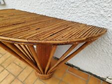 Console murale en bambou années 70 – Voir descriptif